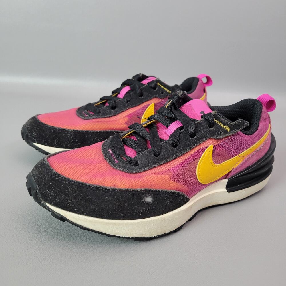 Nike Waffle One Active Fuchsia (PS) DC0480-600 Shoe SIZE 1Y Youth